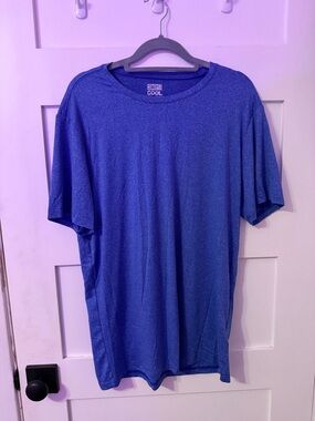 32 Degrees Cool Performance Tee in Heather Blue